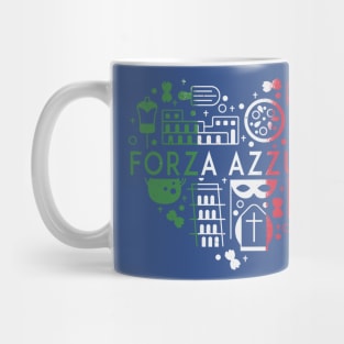 Italy soccer jersey italy football forza azzurri forza italia Mug